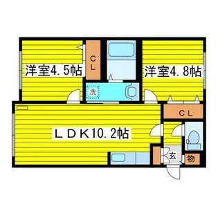 FRESCA【2階】の間取り