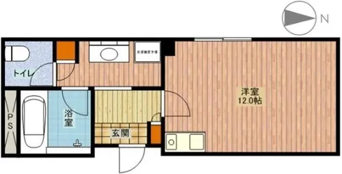 クレアジオーネ中之島西【4階】の間取り