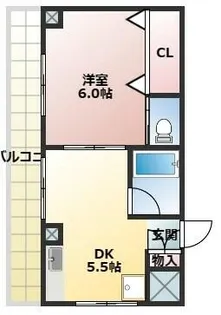 ハイマット武庫【3階】の間取り