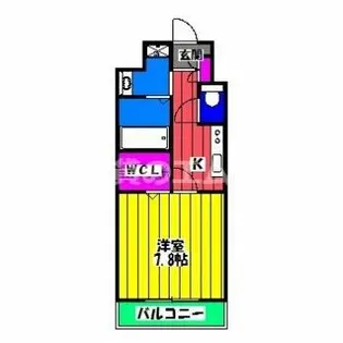LIBRA井尻【4階】の間取り