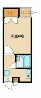 ハイツ平和【2階】の間取り