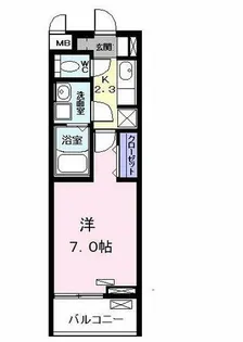ラフィネシャンブルⅤ【102号室】の間取り