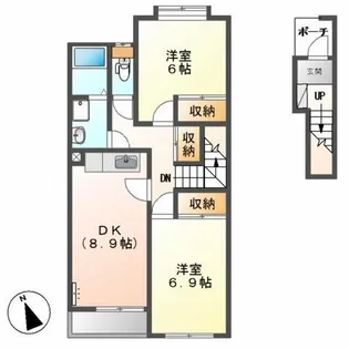 リープ136【2階】の間取り