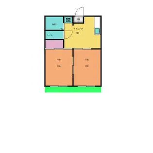 アメニティハイツ【1階】の間取り