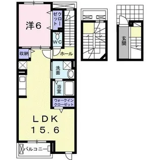 ルートメゾン【3階】の間取り