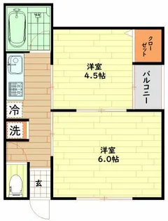 ピア西淀川B棟【4階】の間取り