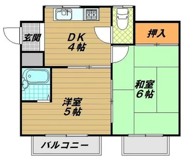 前田住宅ビル【2階】の間取り