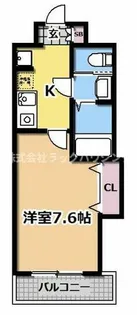 シェリロ香里園【11階】の間取り