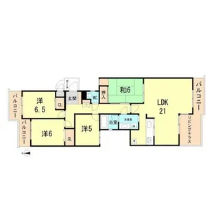 グラン・ドムール甲子園口【2階】の間取り