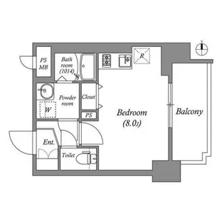 ArtizA金山【4階】の間取り