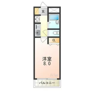 トレイズ【3階】の間取り