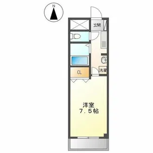 メゾンリジエール【303号室】の間取り
