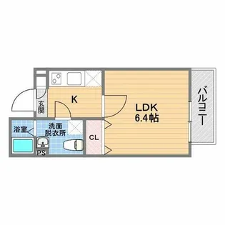 Machis-coco甲子園(マチズ ココ コウシエン)【2階】の間取り