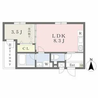 MOVE一宮WEST【2階】の間取り