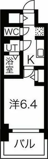 メイクス名駅南Ⅱ【4階】の間取り