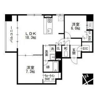 エルミタージュ新栄【8階】の間取り