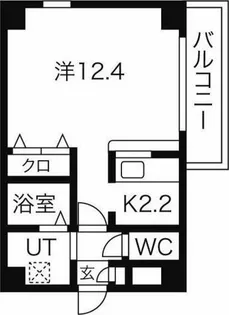 ウッドヒルズ【3階】の間取り