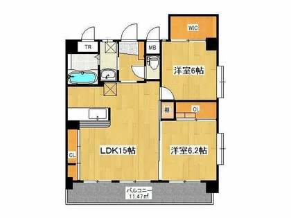 プルーム真鶴【10階】の間取り