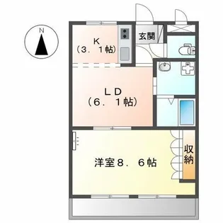 グラン・ピア【1階】の間取り
