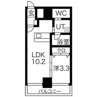 アルファパル東枇杷島【7階】の間取り
