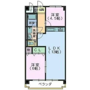 THE FIRST平針【4階】の間取り