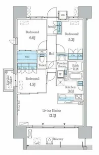 アーバンドルフ天満【2階】の間取り