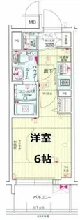 プレサンス松屋町グレース【10階】の間取り