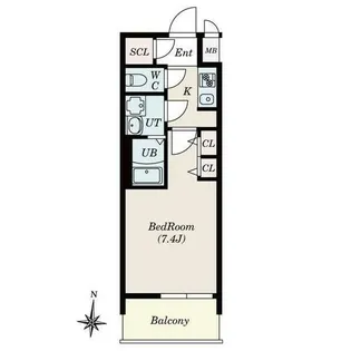 VILLA SERENO桜山【9階】の間取り