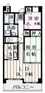 ラフィーネ【5階】の間取り