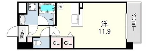コンフォート宮町【1階】の間取り