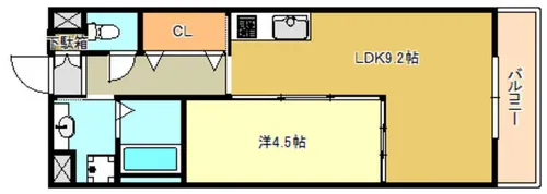 ヴィ ボヌール 3【2階】の間取り