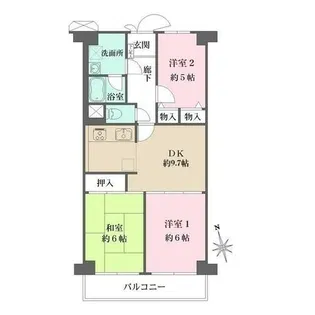 四条大宮グランドコーポ【11階】の間取り