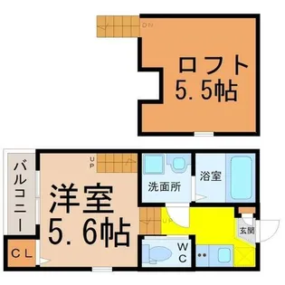 シャルムウチヤマ【1階】の間取り