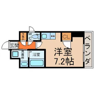 スクエア・アパートメント【5階】の間取り