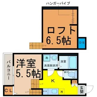 LUNA FORZA柴田【1階】の間取り