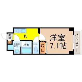 プロシード吹上【10階】の間取り