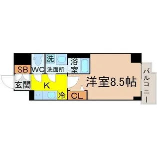 ファステート名古屋駅前アルティス【5階】の間取り
