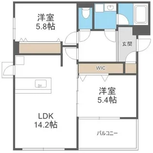 HEIRESS HIRAO【4階】の間取り