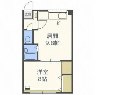 19広和ビル【202号室】の間取り