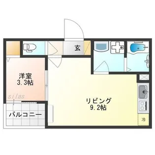 大阪府松原市上田2丁目【アパート】の間取り