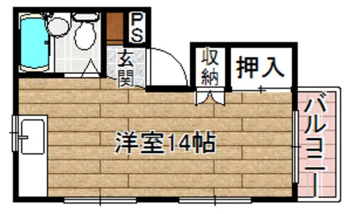 千代田ハイツ【202号室】の間取り