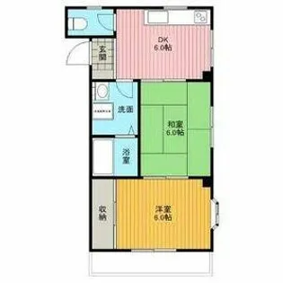 コーポサンサン【2階】の間取り