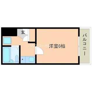 プラネット東塚口マンション【4階】の間取り