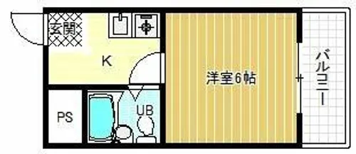 D・H第二ビル【4階】の間取り