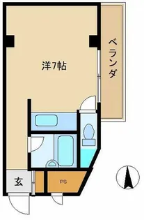 エメラルド大物【2階】の間取り