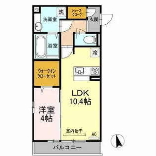 Aria【2階】の間取り