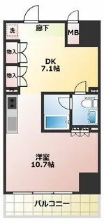 アーデンタワー南堀江【3階】の間取り