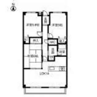 コーポ諏訪【303号室】の間取り