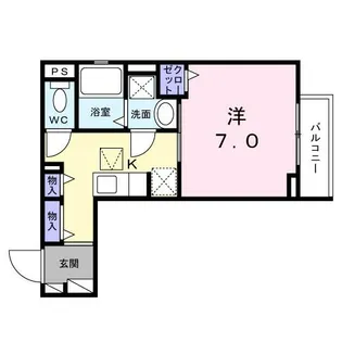 コンテ石橋【1階】の間取り