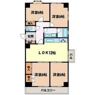 エスポア金山Ⅲ【5階】の間取り